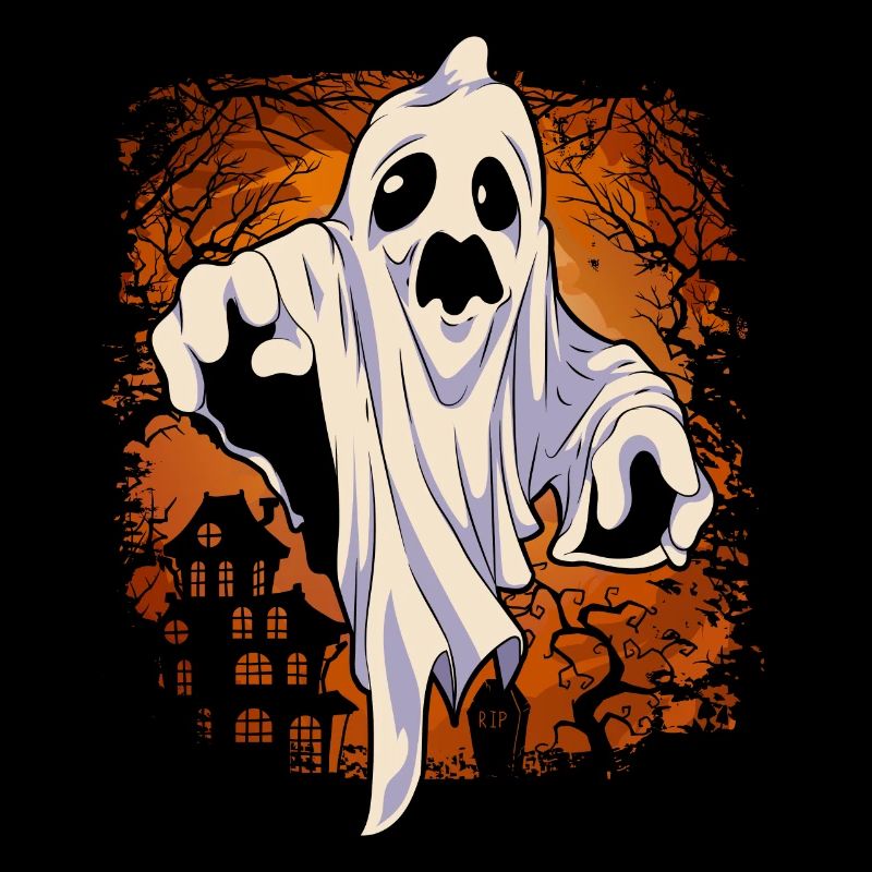 Gruseliges Gespenst Halloween Geschenk Geist