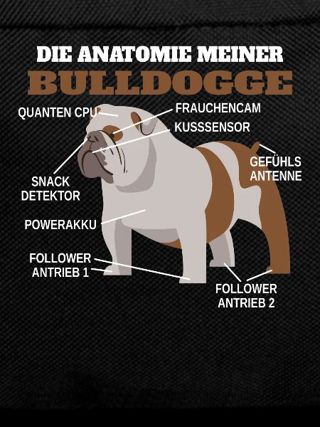 Dog Bulldog Dog Owner Gechenkidee