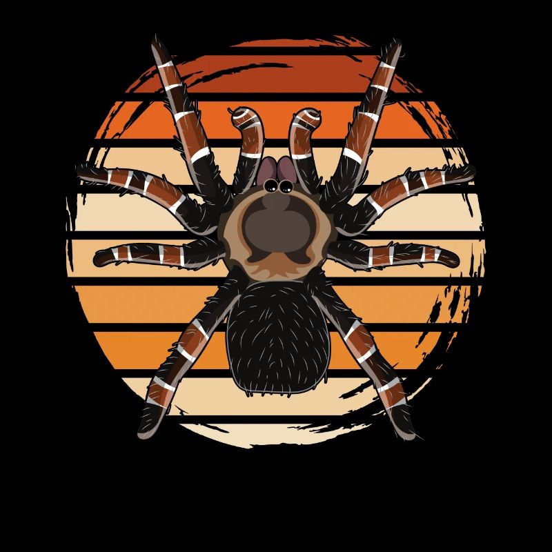 Retro tarantula tarantula spider