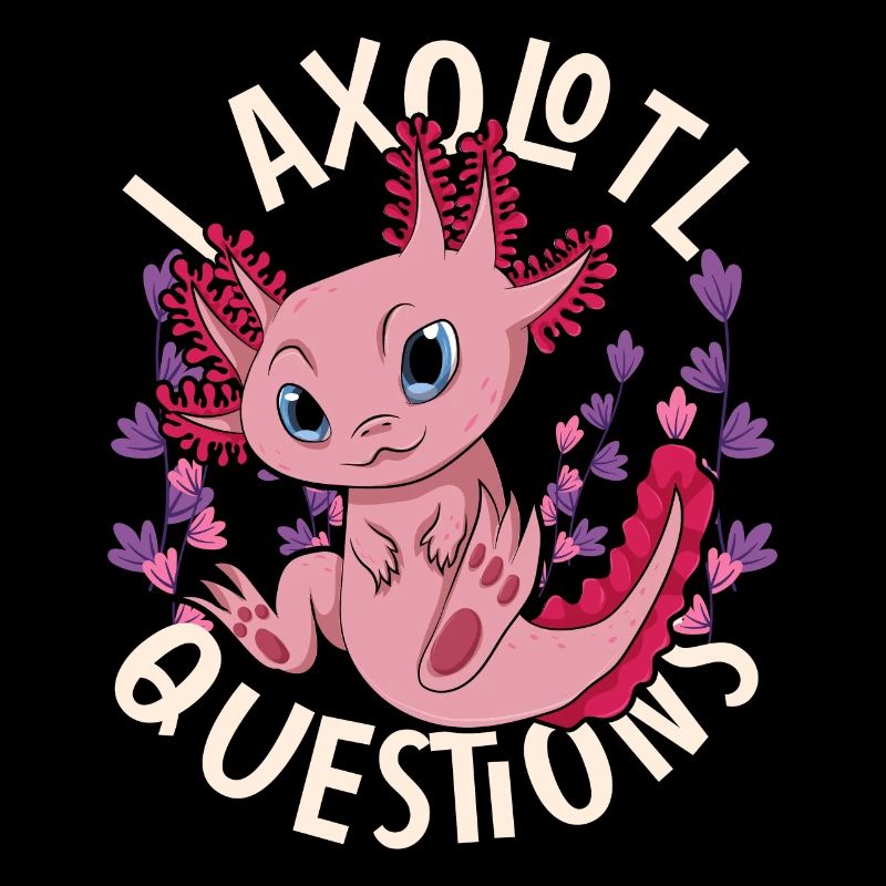 Salamander Pet Gift Funny Axolotl