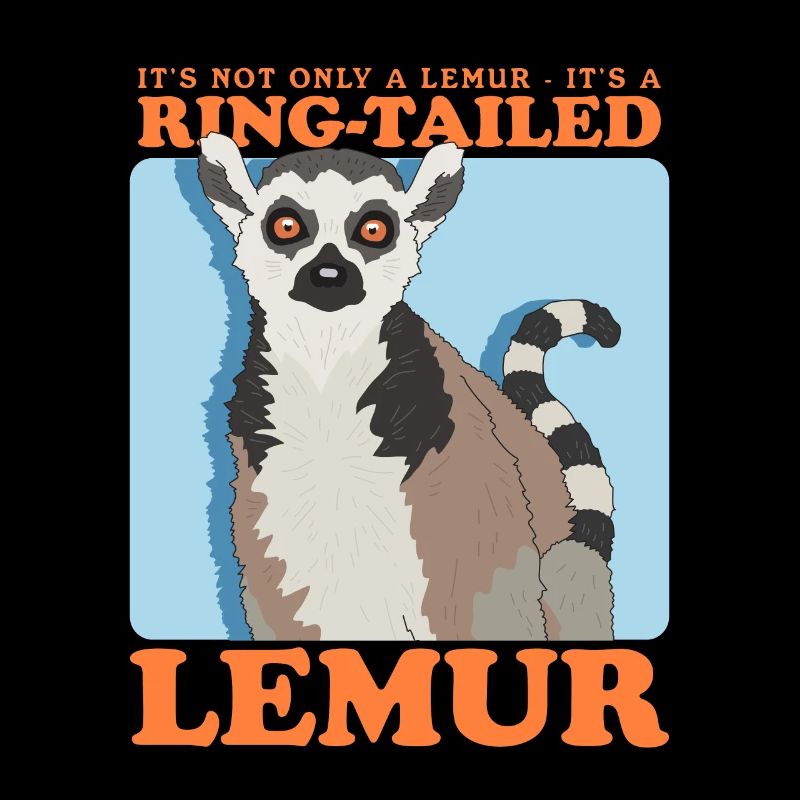 Lemur Katta Ringelschwanz Lemure Geschenk