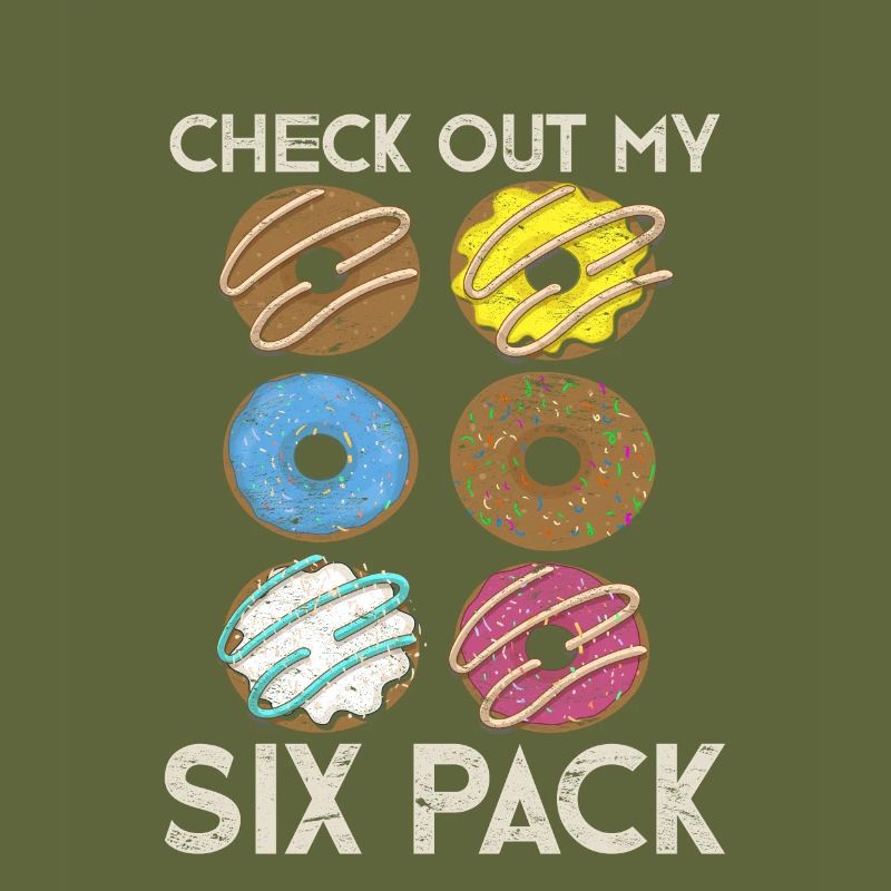 Look at my six-pack gift Funny Donuts