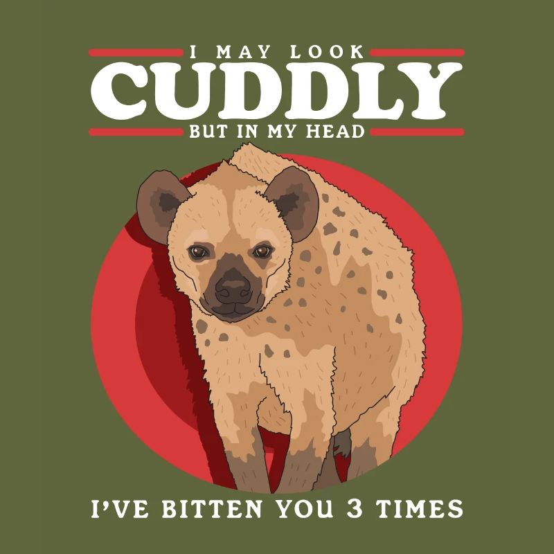 Hyäne Hyänen Tüpfelhyäne Geschenk