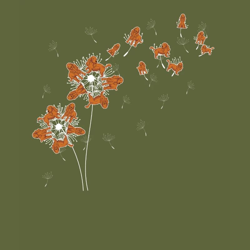 Hundebesitzer Geschenk Pusteblume Cocker Spaniel