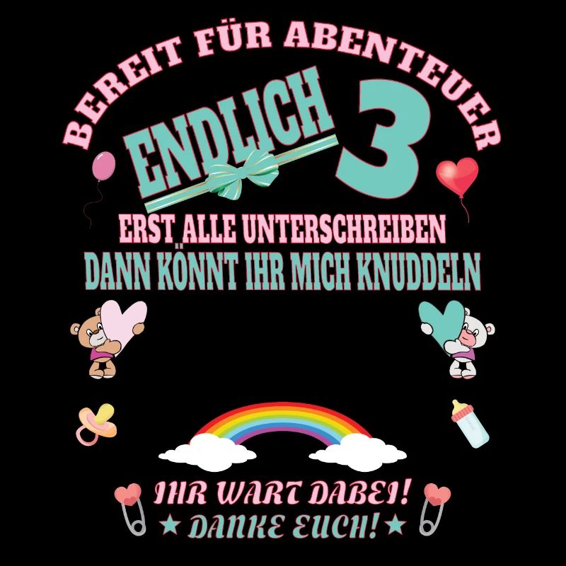 3. Geburtstag Mädchen & Junge Gästebuch