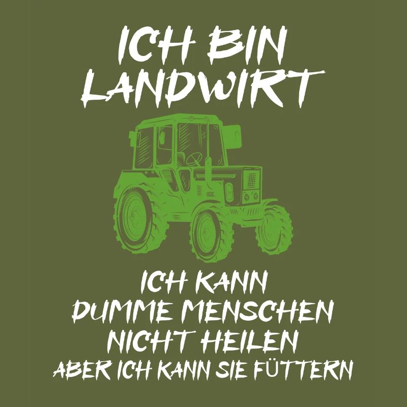 Traktor Bauer Landwirt Beruf Sprüche Geschenk