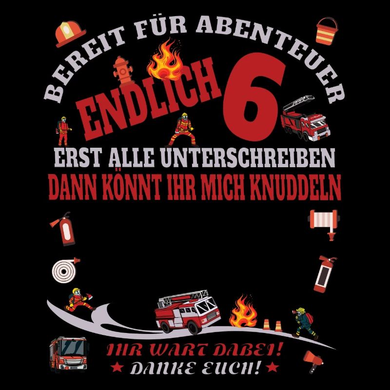 6. Geburtstag Junge & Mädchen Gästebuch