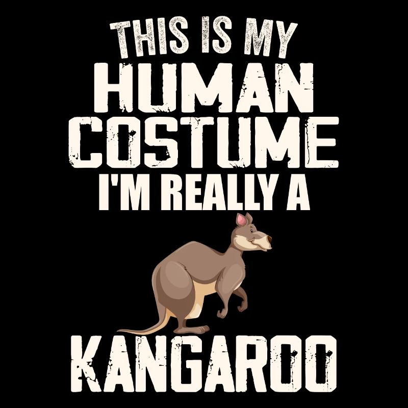 This is my human costume i'm really a kangaroo