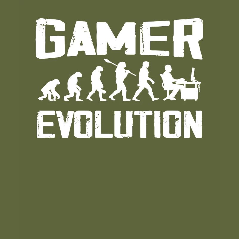 Gamer Evolution Vintage Gamer Gift