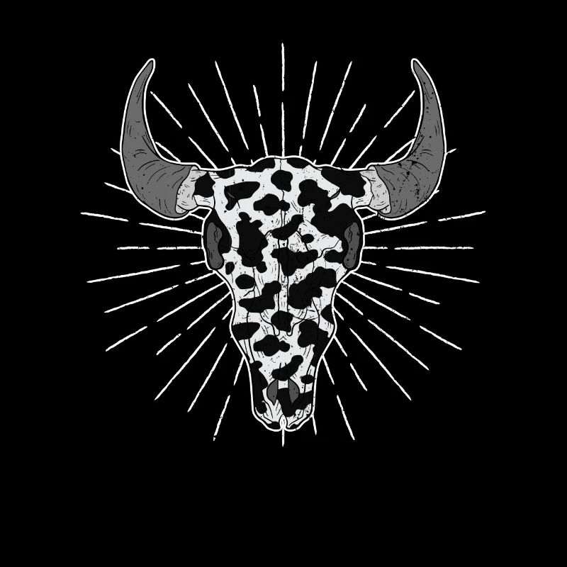 Bauernhof Tier Kuh Geschenk Stier Kuh Muster
