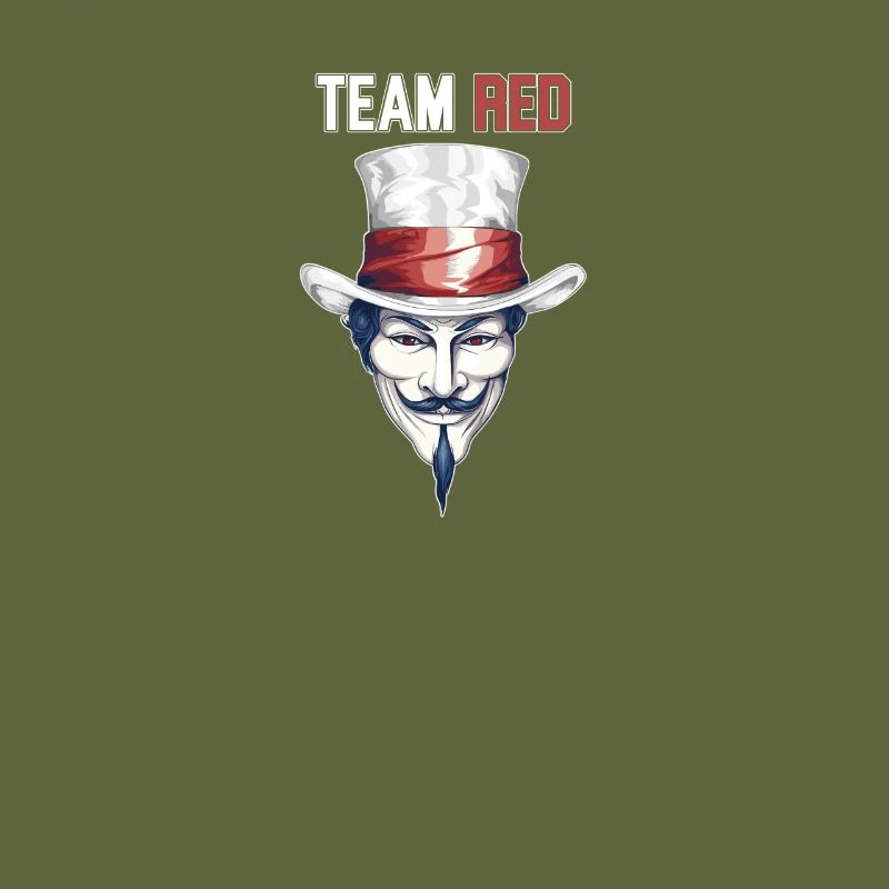 White Hat Pride: Team Red Hackathon Emblem