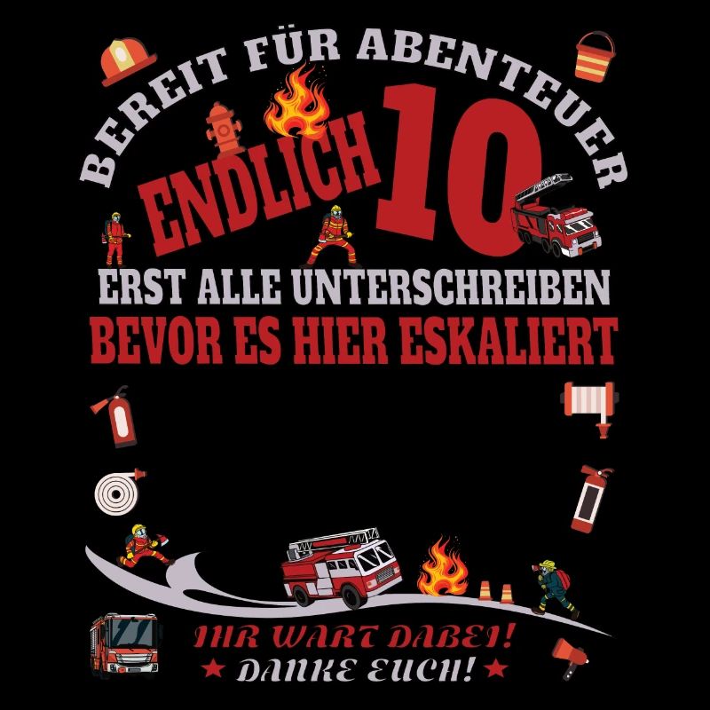 10. Geburtstag Junge & Mädchen Gästebuch