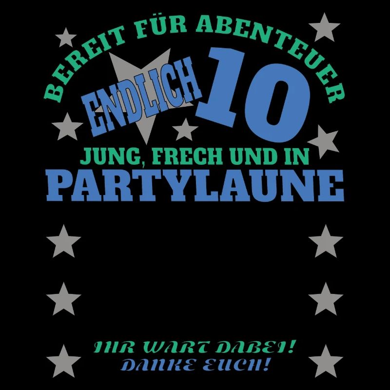 10. Geburtstag Mädchen & Junge Gästebuch