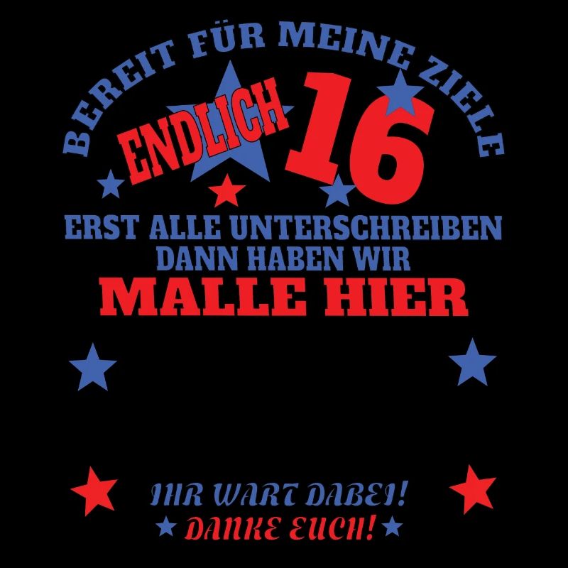 16. Geburtstag Mädchen & Junge Gästebuch