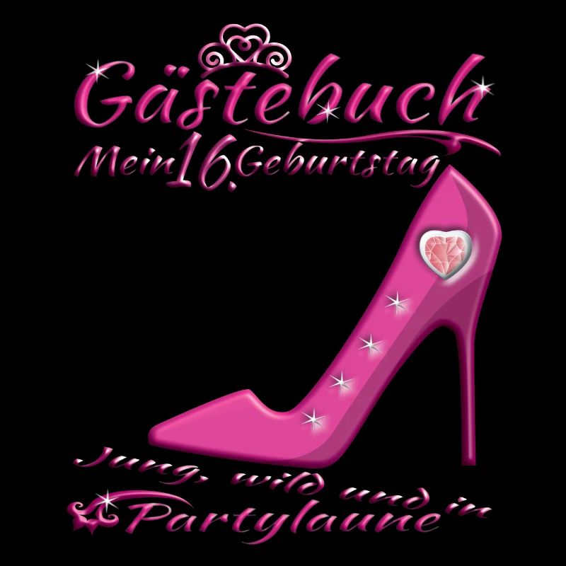 16. Geburtstag Mädchen & Junge Gästebuch