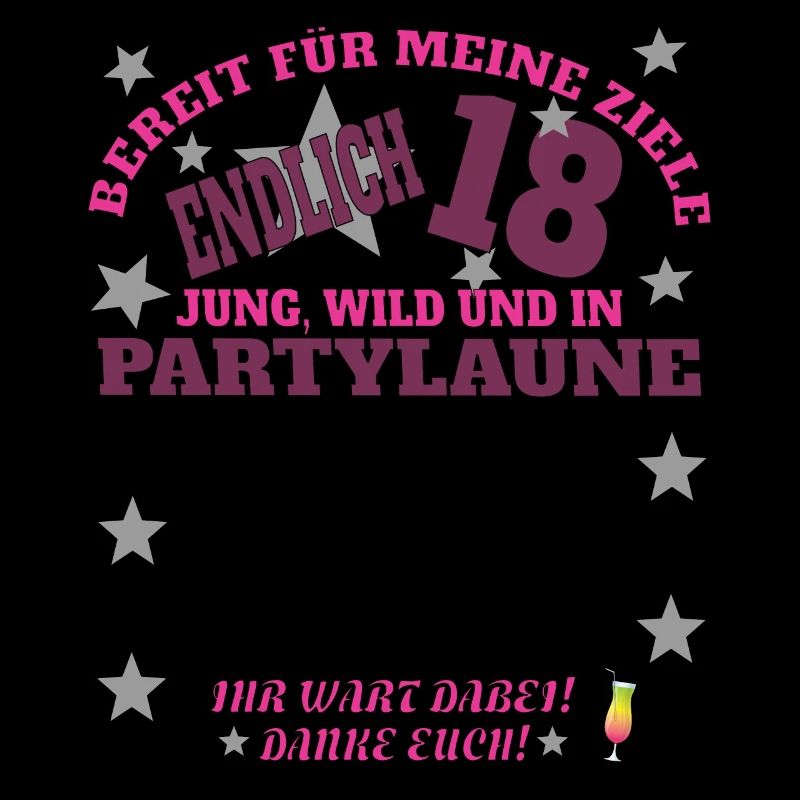18. Geburtstag Mädchen & Junge Gästebuch