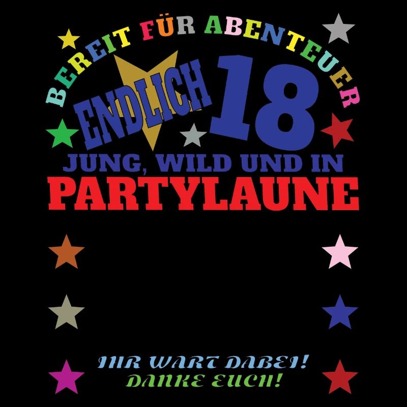 18. Geburtstag Mädchen & Junge Gästebuch