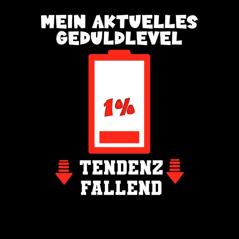 Mein aktuelles Geduldlevel 1% Tendenz fallend