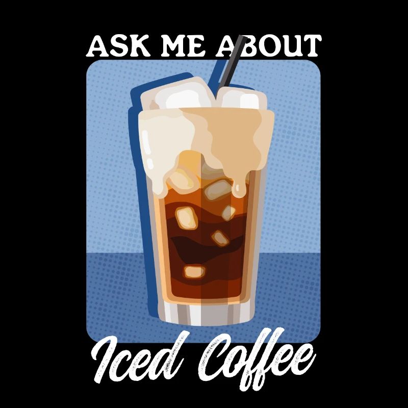 Eiskaffee Iced Coffee Kaffeeliebhaber Geschenk
