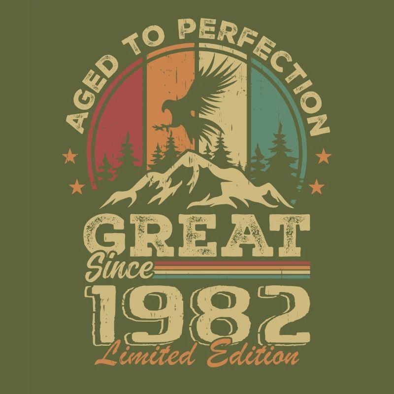 Vintage 1982 Birthday - 1982 Retro Gift Idea