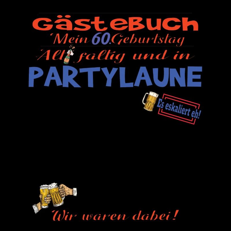 60. Geburtstag Frau & Mann Gästebuch