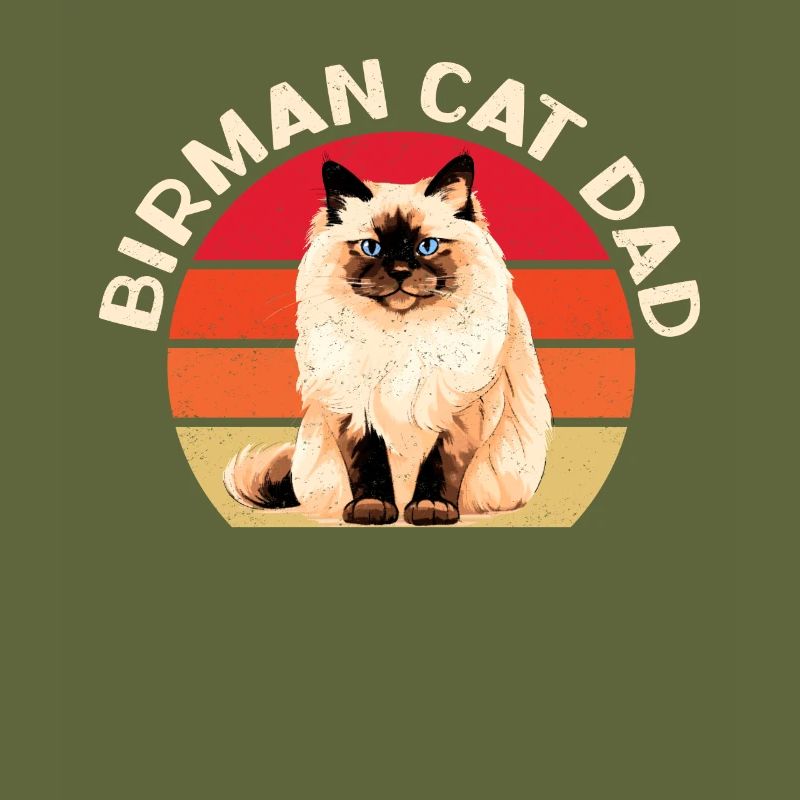 Birma Katzen Dad Birmakatze Birmchen Geschenk