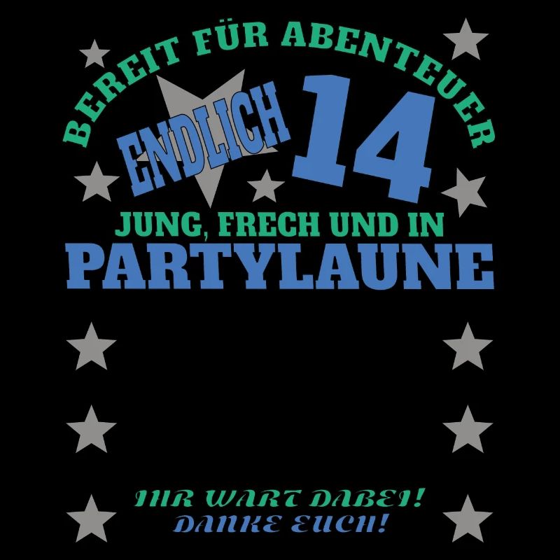 14. Geburtstag Mädchen & Junge Gästebuch