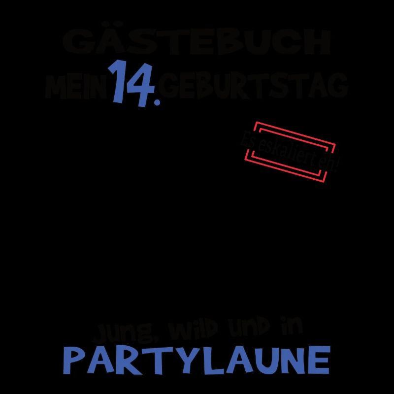 14. Geburtstag Mädchen & Junge Gästebuch