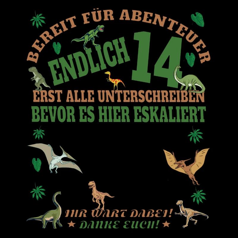 14. Geburtstag Mädchen & Junge Gästebuch