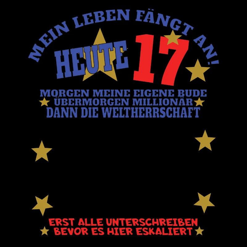 17. Geburtstag Mädchen & Junge Gästebuch