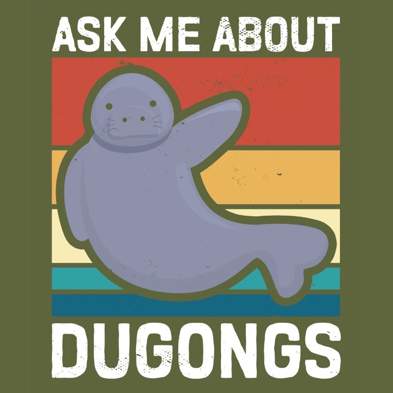 Dugong Forktail Manatee Pig Gift