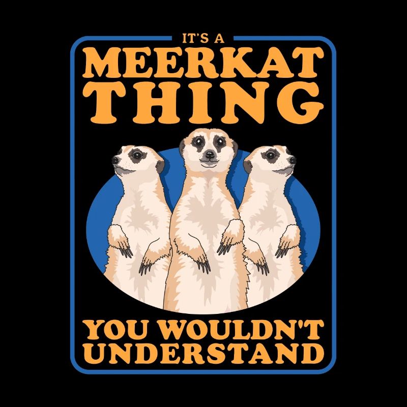 Erdmännchen Familie Lustiges Erdmännchen Geschenk