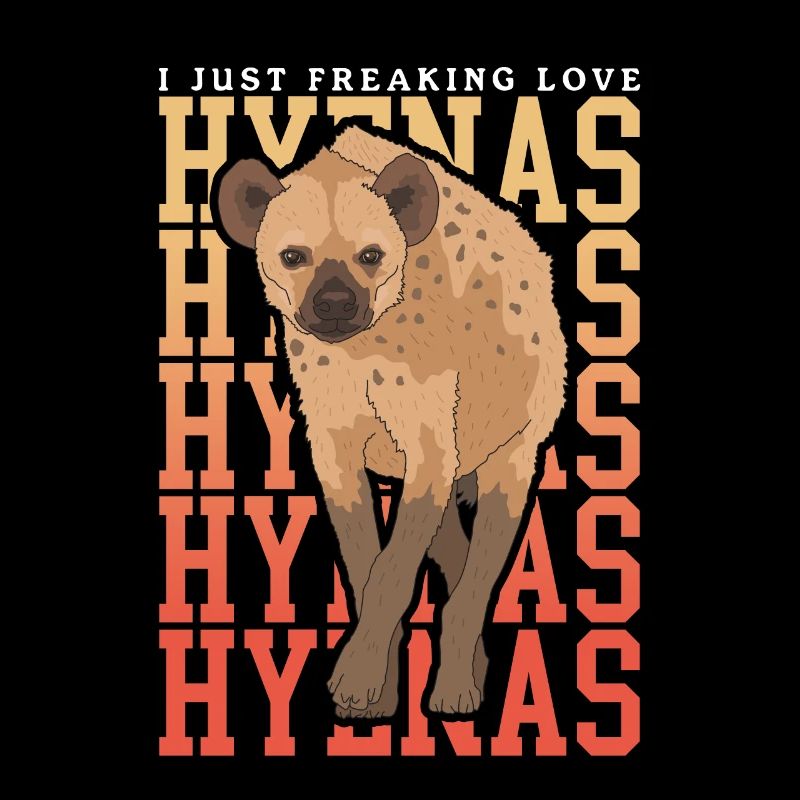 Hyäne Hyänen Tüpfelhyäne Geschenk