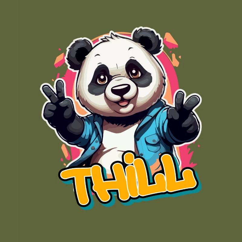 THILL - Beau nom de garçon avec Cool Panda