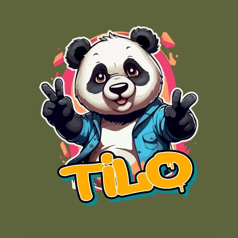 THILO - Beau nom de garçon avec Cool Panda