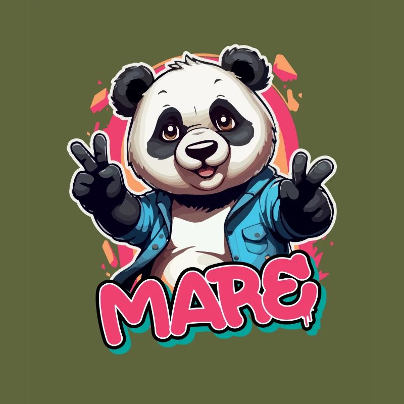 MARE - Schöner Mädchen Name mit coolem Panda