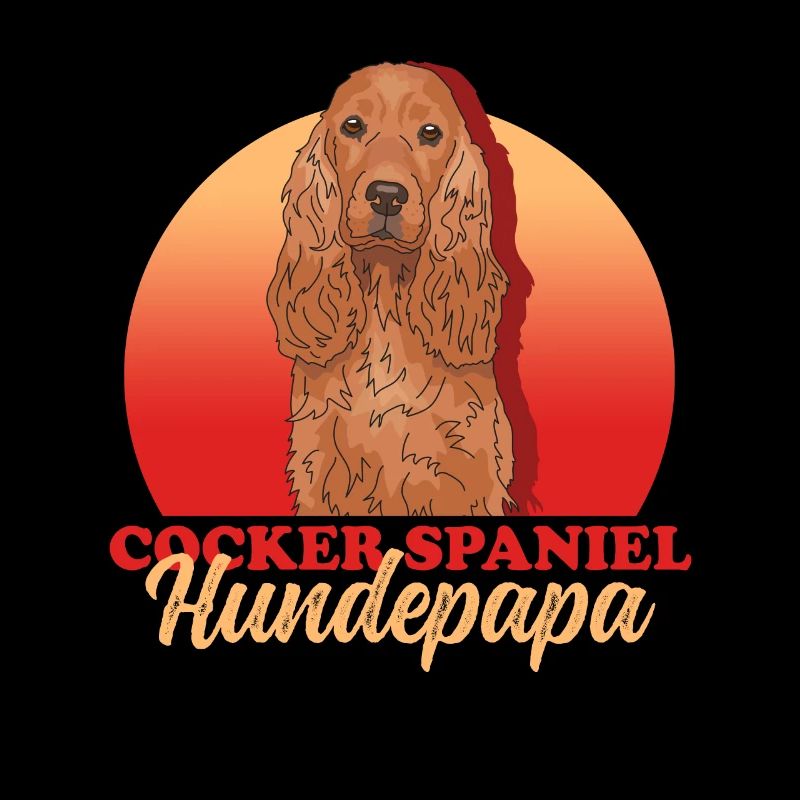 Cocker Spaniel chien papa | Cadeau Cocker Spaniel
