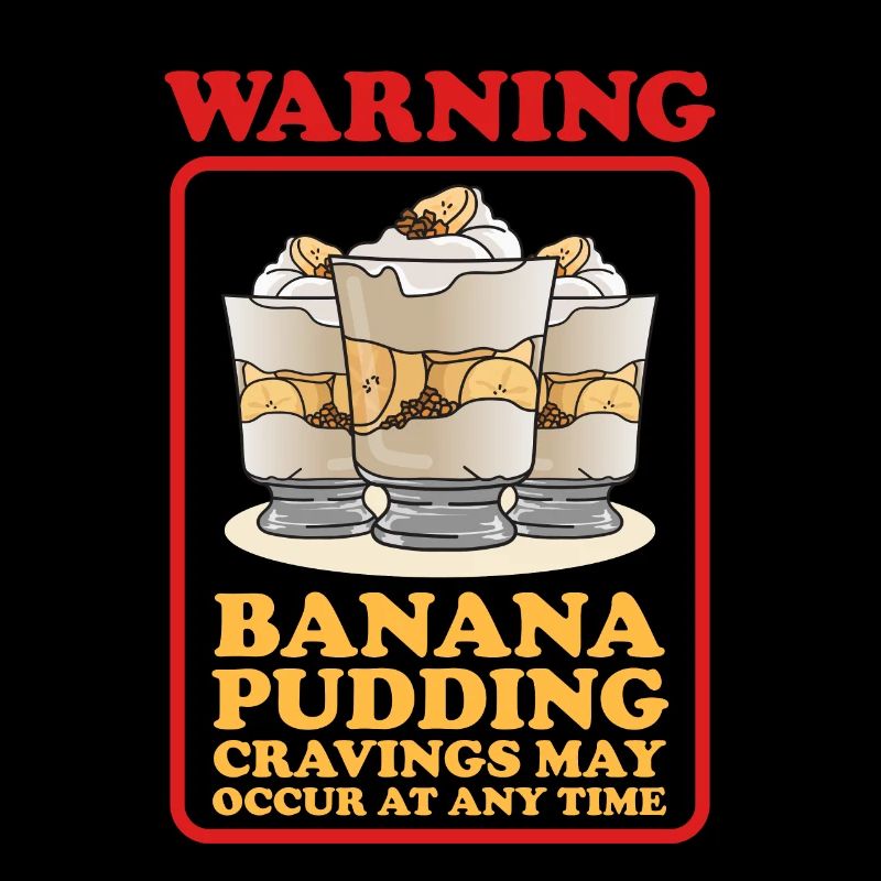 Bananenpudding Bananen-Pudding Geschenk