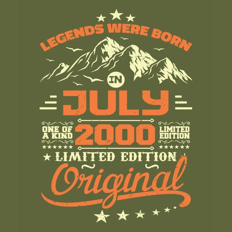 Juli 2000 Geburtstagsgeschenk Juli 2000