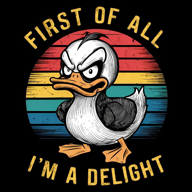 Zunächst einmal bin ich eine Freude Grimmiger Katzenhumor