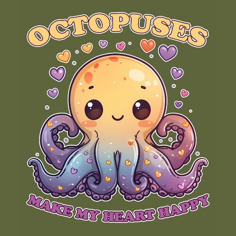 Funny Octopus Cephalopod Squid Gift