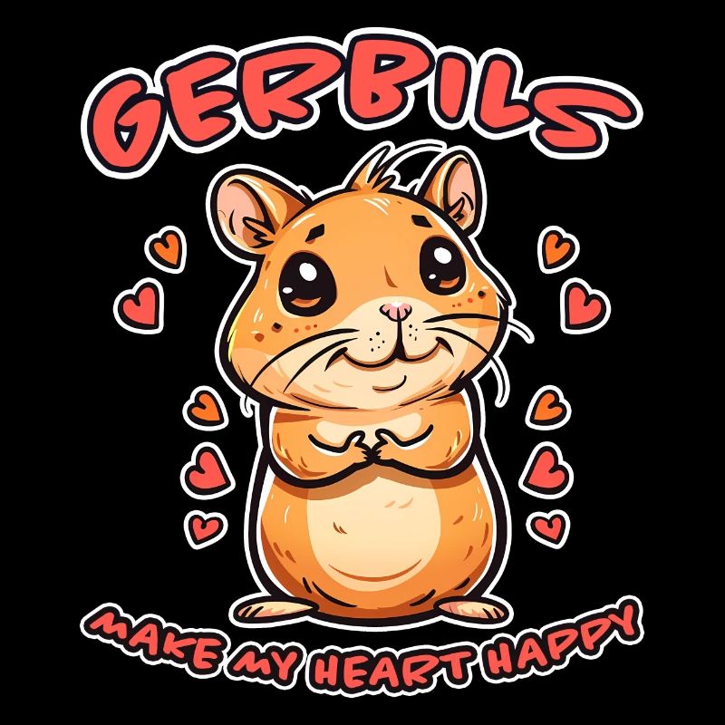 Gerbille disant rat de course drôle gerbille cadeau