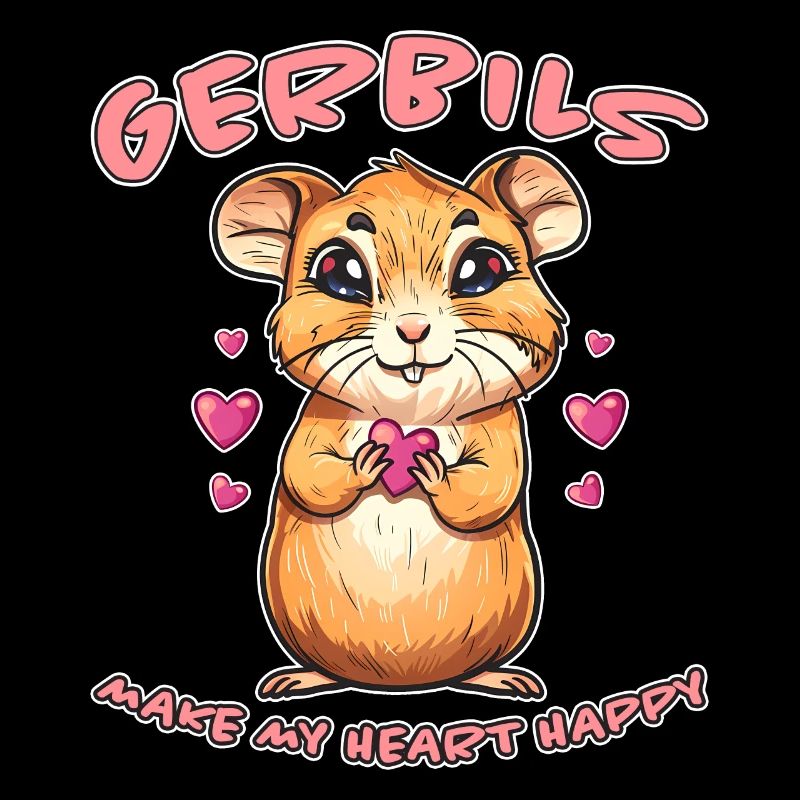 Gerbil Saying Racing Rat Funny Gerbil Gift