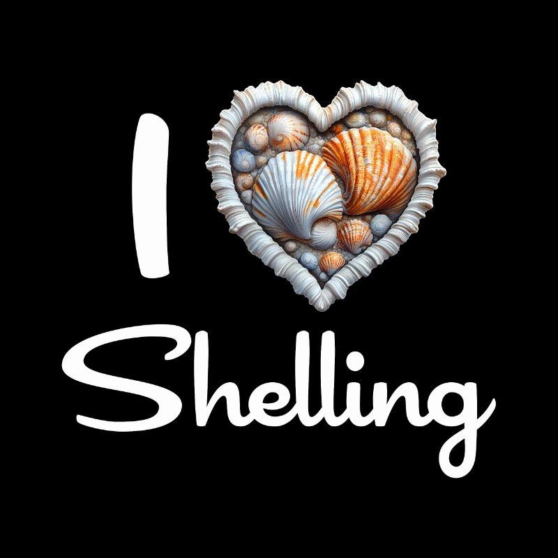 I Love Shelling Shells Shell Collector Gift