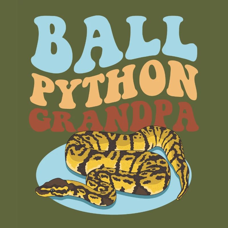 Roi Python Grand-père Python serpent cadeau
