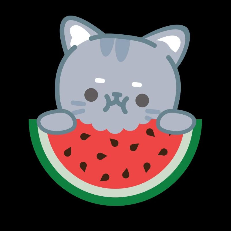 Melon pastèque Fruit d’été Cadeau végétalien