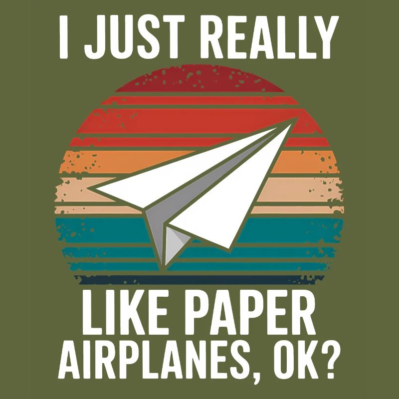 Papierflieger Spruch Witz Papierflugzeug Geschenk