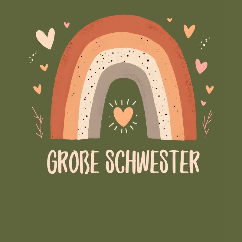 Große Schwester Regenbogen Boho