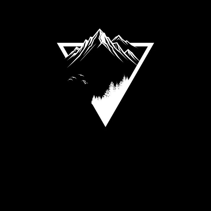 Triangle du sommet de la montagne