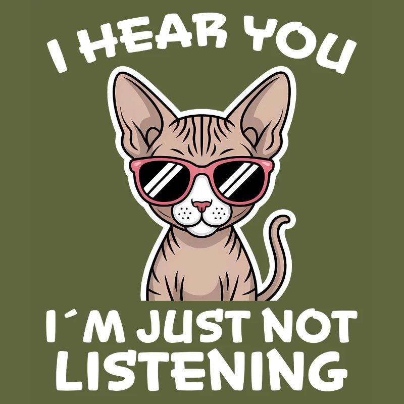 Sphynx Katze Spruch Lustiges Sphynx Katze Geschenk